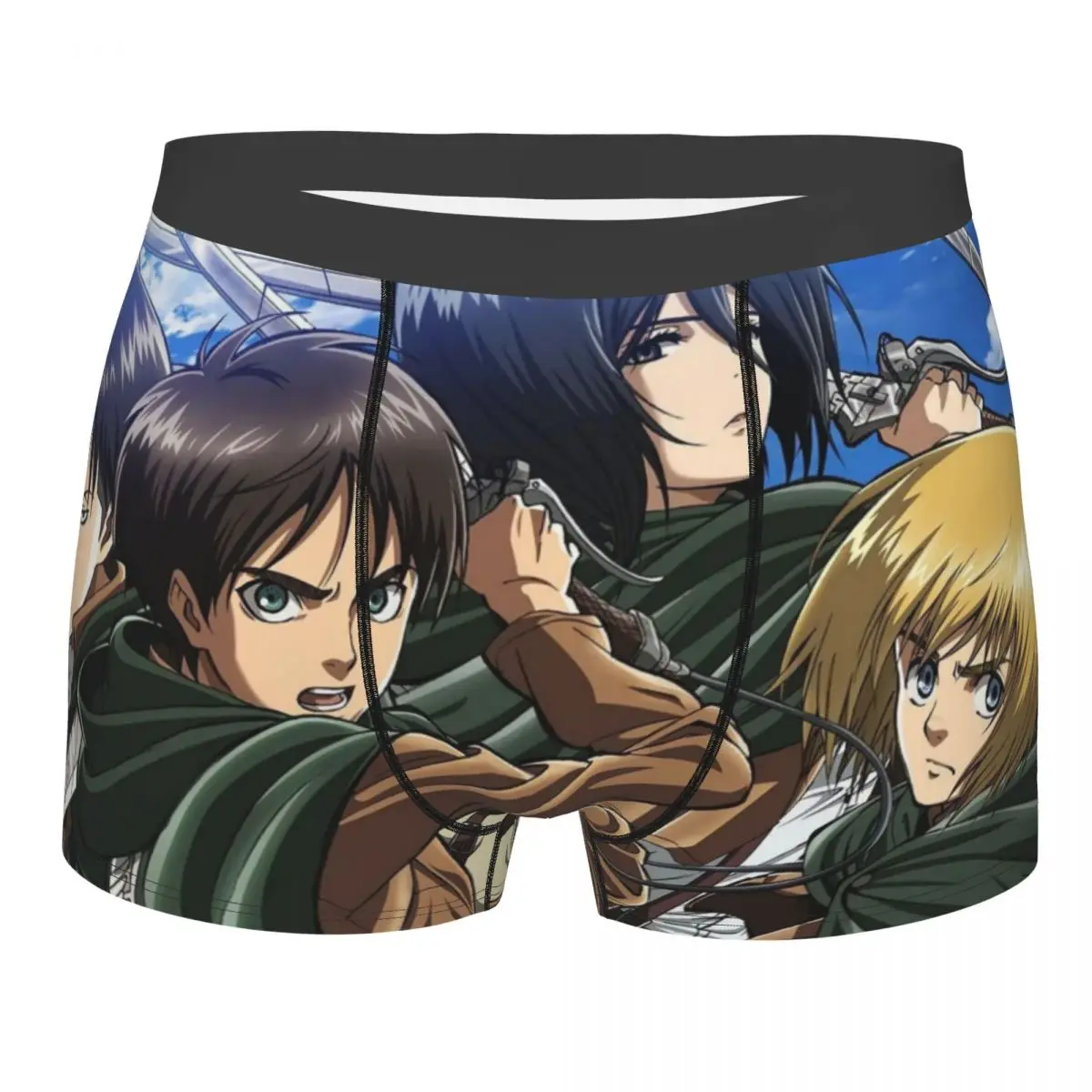 

Who Are The Titans In Underwear Attack On Titan Anime Boxer Shorts Quality Men's Panties Breathable Shorts Briefs Gift Idea