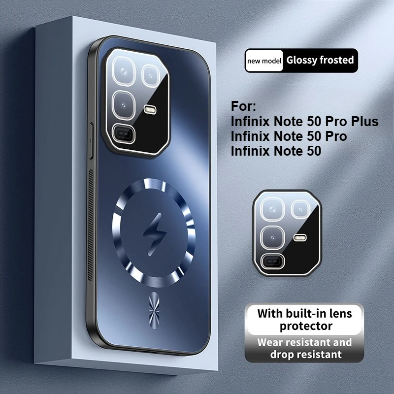 Enhanced Matte Lightning Magnetic Ultra-thin Cover Case