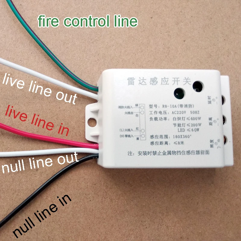 S8aa7bfde5b58416c9a20e78525d3657dm 220V Sound Sensor Light Control Home Improvement Smart Switches Module Detector Intelligent Auto On Off Light Switch Accessories