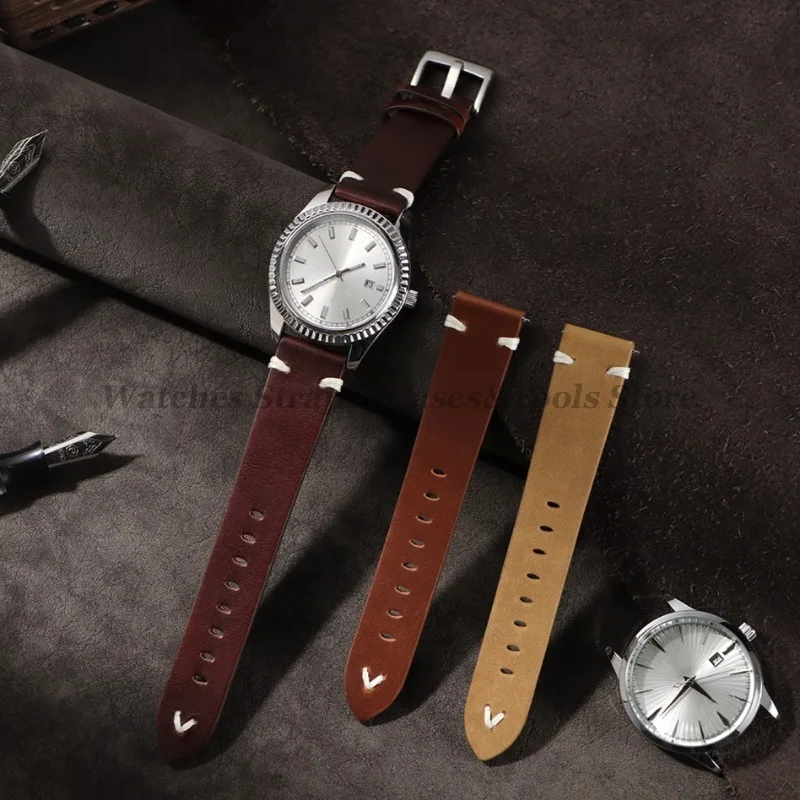 Expensive Leather Watches Band 98H51_K0013133 main image 1