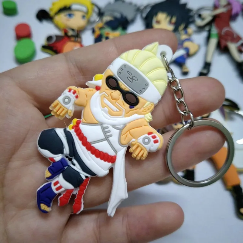 17 -Porte Clés En Métal Avec Boîte, Style Kakashi, Pendentif, Anime