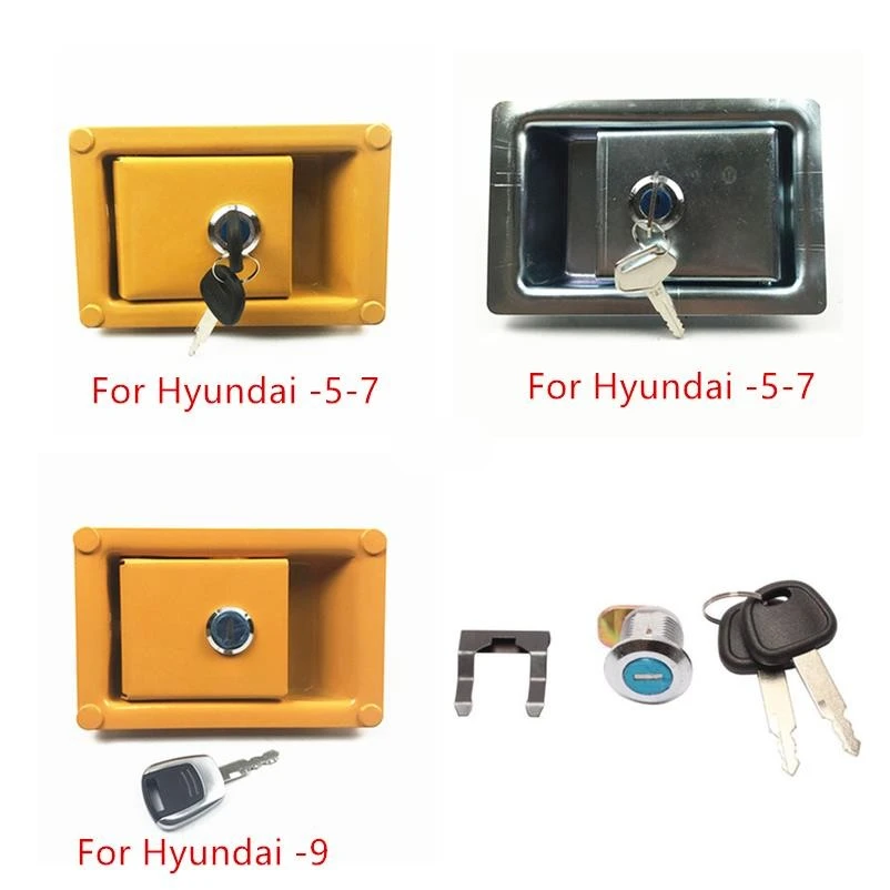 

side cover lock hydraulic pump door lock For HYUNDAI 150 210 215 225 305 -5-7-9 Excavator parts