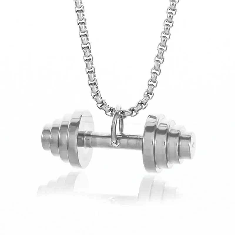 Gymketting met 20 kg gewichtsschijf en motivatie · Fitnesssieraden · Gewichtheffer · Cadeau voor vriendje · Gewichtsketting · Gymcadeau · WOD & Fit Gymsieraden - België