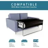 4.7 Inch Memory Foam Mattress Replacement with Washable Cover for Sleeper Sofa and Couch Beds 6