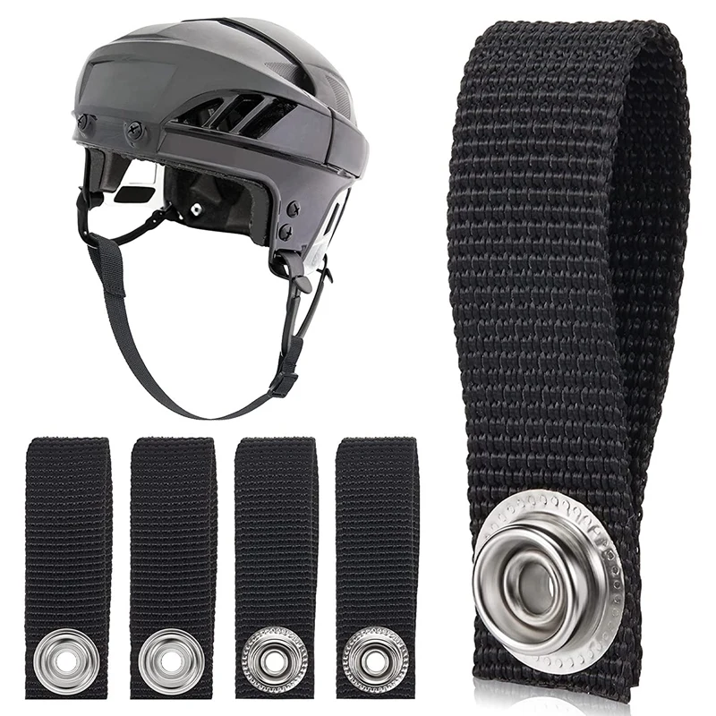 Hockey Helm Kinband Afneembare Helm Loops Hockey Kinband Helm Band Met Enkele Snap Hockey Helm Accessoire