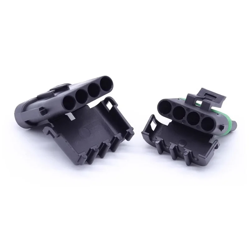 5/20/100sets 1 2 3 4 6Pin Way Delphi 2.5 GM Automotive Female Male Weather Pack Electrical Socket Plug Automobile Connectors