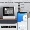 Portable Dishwasher Countertop, WIFI Smart Dishwasher, Compact Dishwashers with 5L Built-in Water Tank, 6 Programs, 360° Dual 2