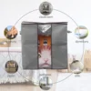 1/2pcs Non-Woven Home Large Foldable Clothing Storage Bag Quilt Clothes Wardrobe Closet Organizer Bag Toy Sundries Organizer Bag 5