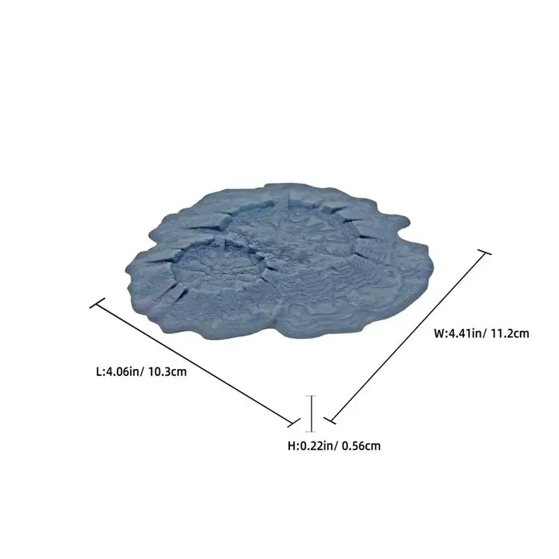 DnD 풍경 레이아웃 테이블탑 미니어처용 화산구는 지형을 변화시키고, 화산구는 워게임 미니어처와 호환되며, 워게임과 호환됩니다.