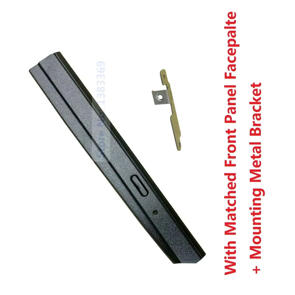 HP EliteBook 2560P 2570p용 SATA 2차 하드 드라이브 SSD HDD 모듈 광학 베이 캐디 트레이 프레임 브래킷 (베젤 패널 브래킷 포함)