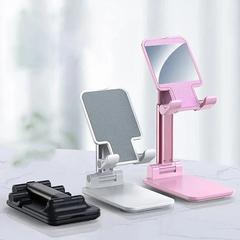Universal Foldable Desk Phone Holder Mount Stand for Samsung iPhone Adjustable Phone Holder for Huawei Xiaomi Desktop Holder
