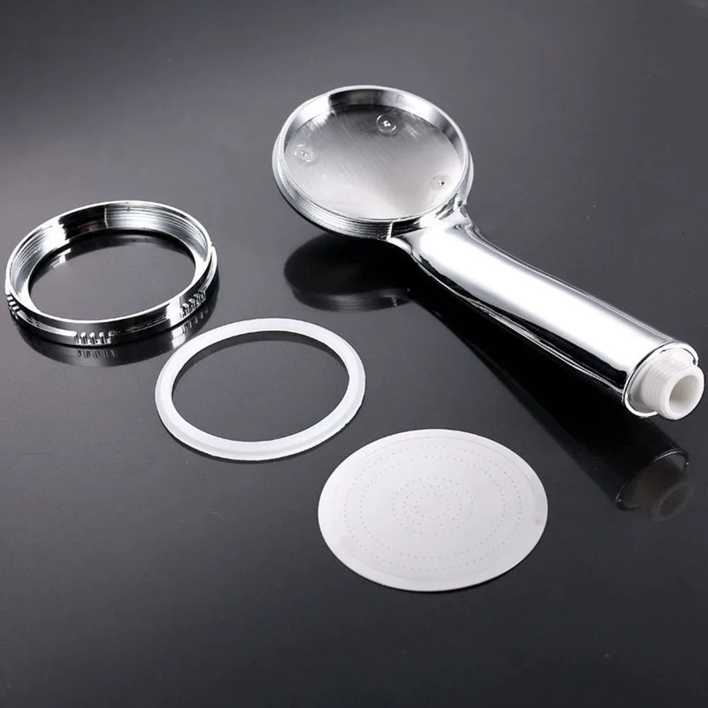 

Handset Self Pressurizing 1/2" Standard Shower Head Detachable High Pressure Water Saving Handheld High Quality