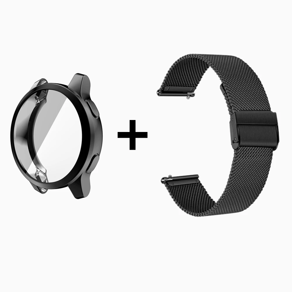 TPU ̽ + ð  Garmin Vivoactive 4S 4 Garmin venu SQ/SQ  ո Ʈ ݼ  ȣ Ŀ 