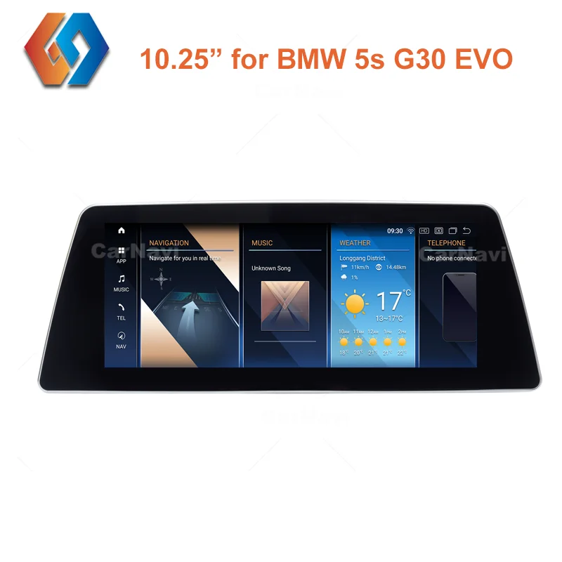 

For BMW 5s G30 EVO Best Car Accessories Novelt Car Radio Built-in BT WiFi DVR Support Google Map Netflix Waze Wireless CarPlay