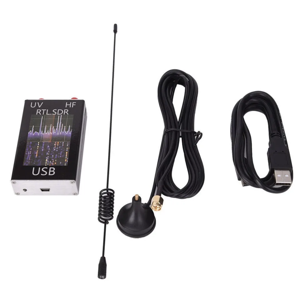 Walfront Escáner de Frecuencia Automático RTL SDR 100kHz-1766MHz con