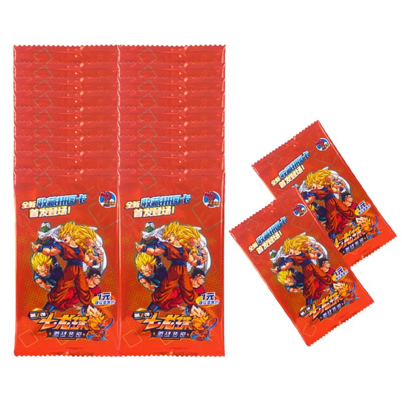 드래곤 볼 컬렉션 카드 Shiny Son Goku Saiyan Vegeta Trading 프록시 플래시 카드 Gam Anime Battle Carte for Children Gift Toy