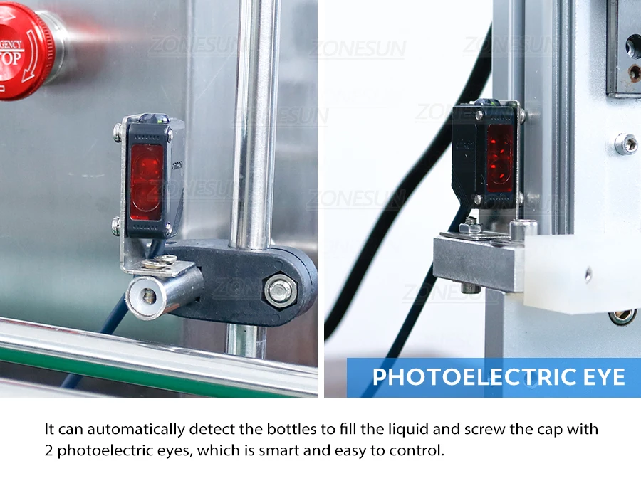 ZONESUN ZS-MPXG1 Máquina de llenado y tapado de líquidos con bomba magnética automática pequeña