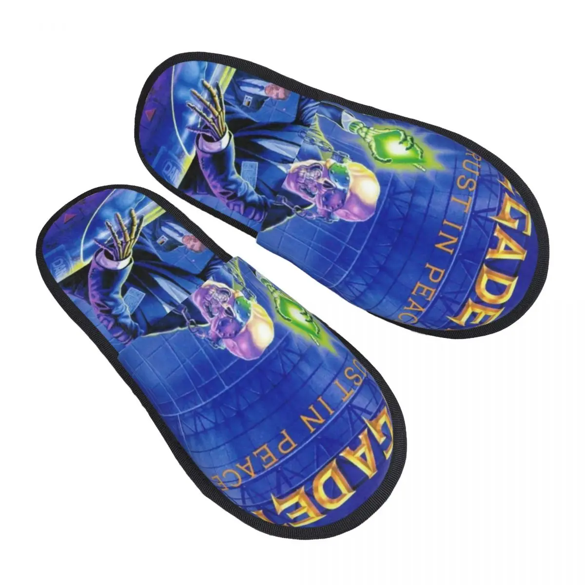 

Memory Foam Slippers Women Comfy Warm Rust In Peace House Slippers