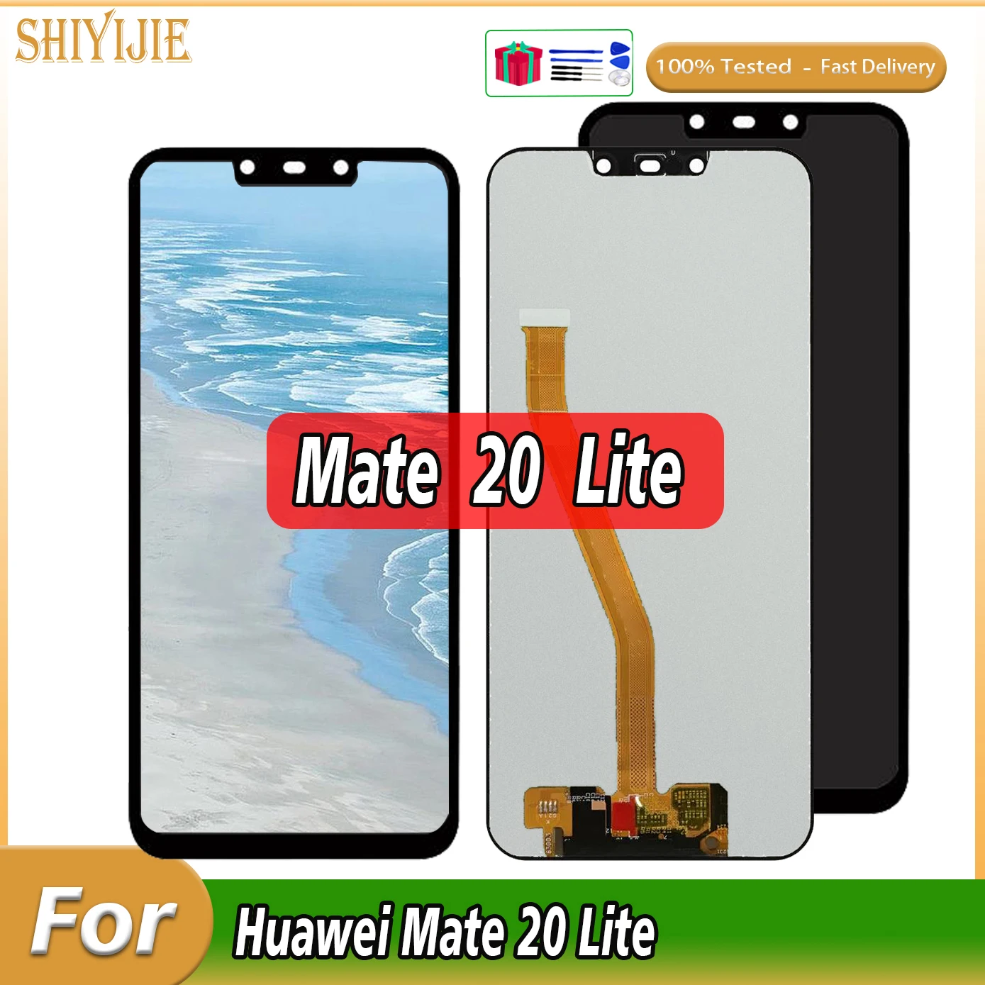 6.3 "Lcd Per Huawei Mate 20 Lite Display Touch Screen Per Huawei Sne-Al00 Display Ine-Lx2 Sne-Lx2 Lx3 Sne-Lx1 Parti Di Ricambio