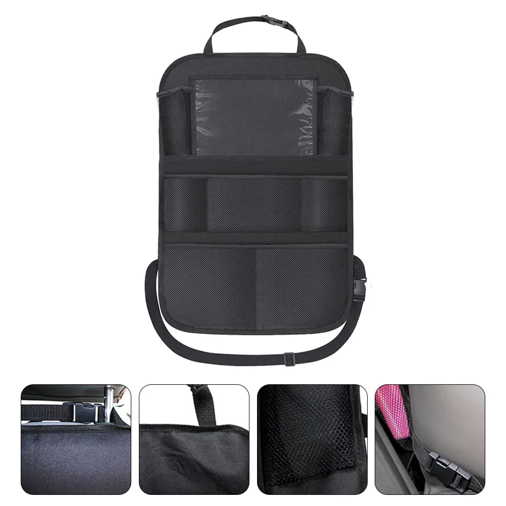 

Chair Back Car Storage Bag Travel Backpack Organizer Pouch Protectors Oxford Cloth Seat Side