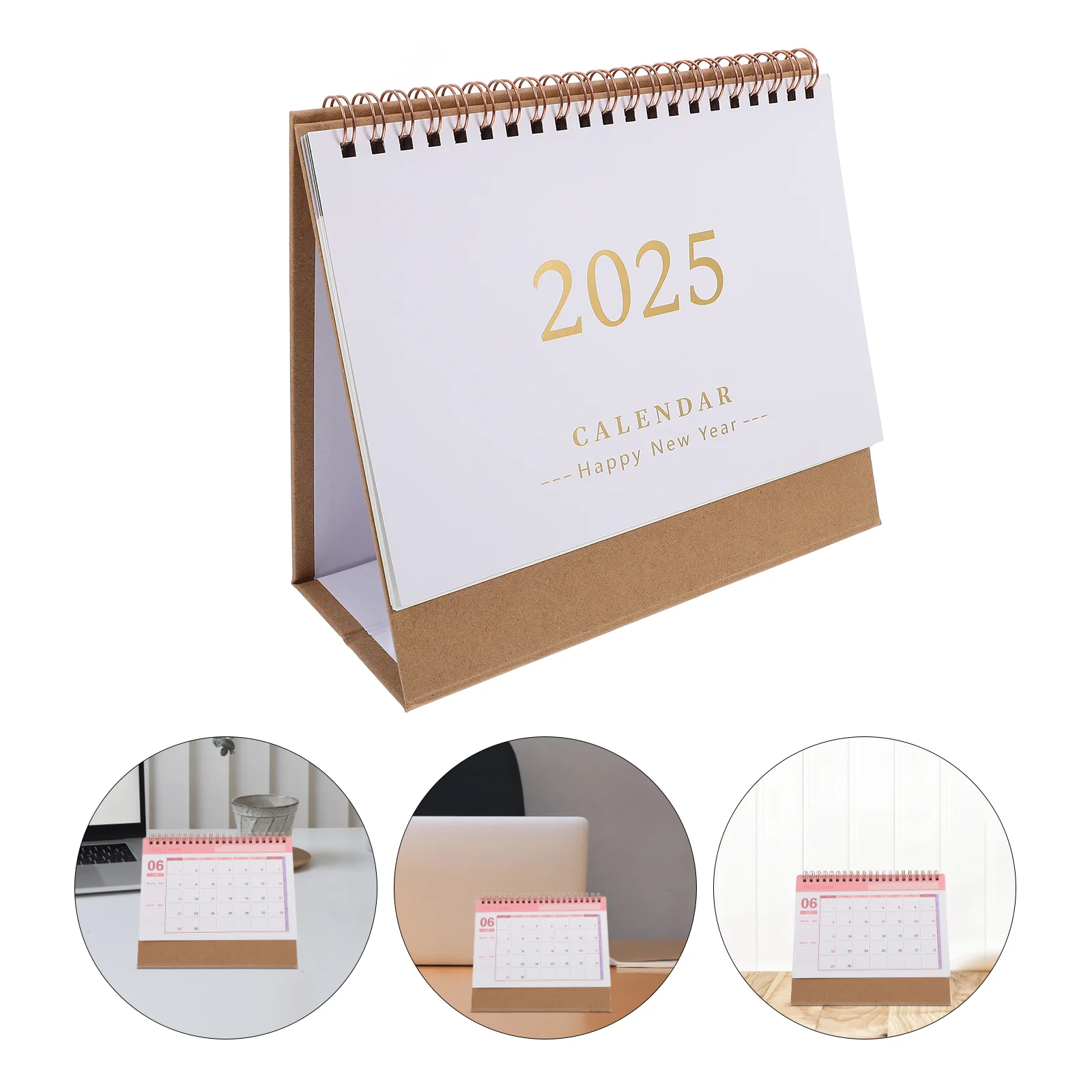 Desk Calendar Office Spiral Academic Monthly Desktop Supply Table Decorations