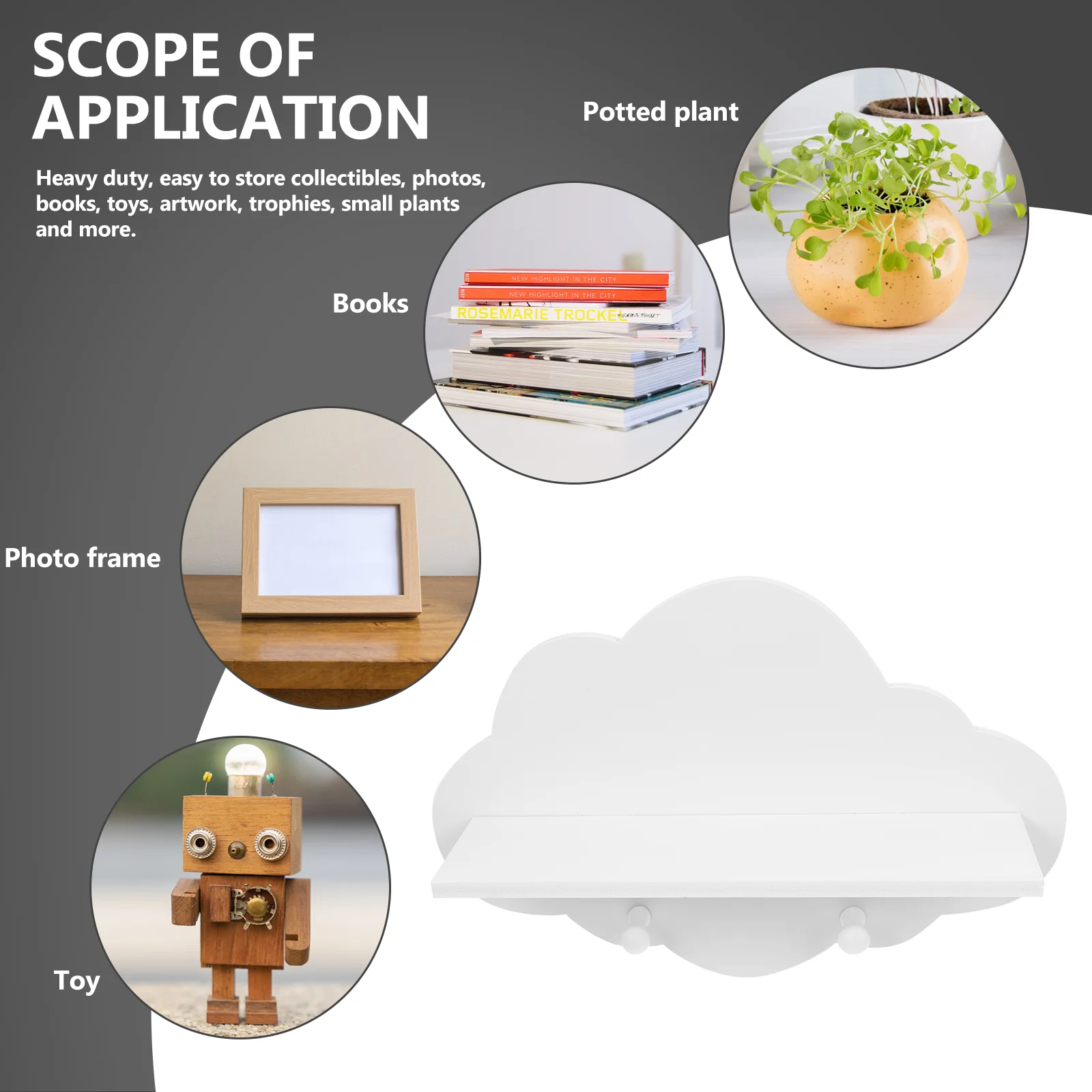 Wooden Material Solid Wood Floating Shelf Wall Mounted Rack Storage Board Home Garden ganization Holders Racks Wooden Shelves 5