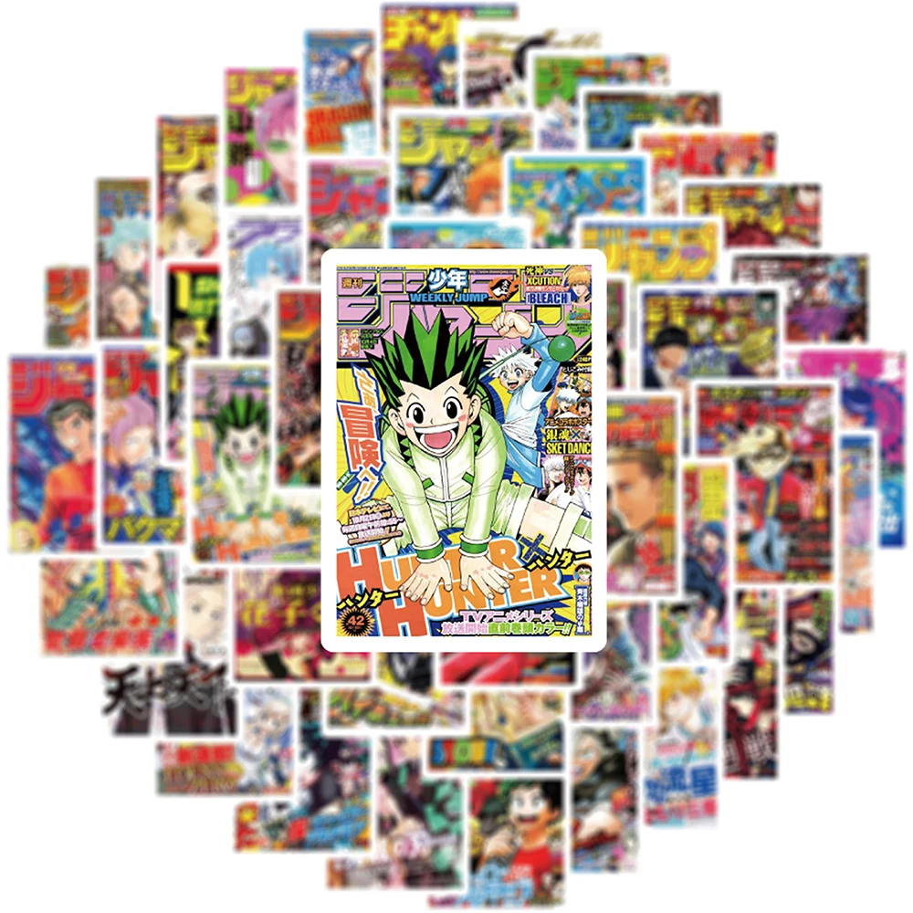 Small Size Assorted Anime Aesthetic Poster Stickers - Decorative Pack of 10/30/50