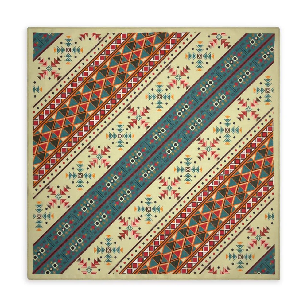 Olive Green Cashew Hip Hop Geometry Cotton Square Bandana Scarf Headband Paisley Gifts For Men/Boys/Girls 2