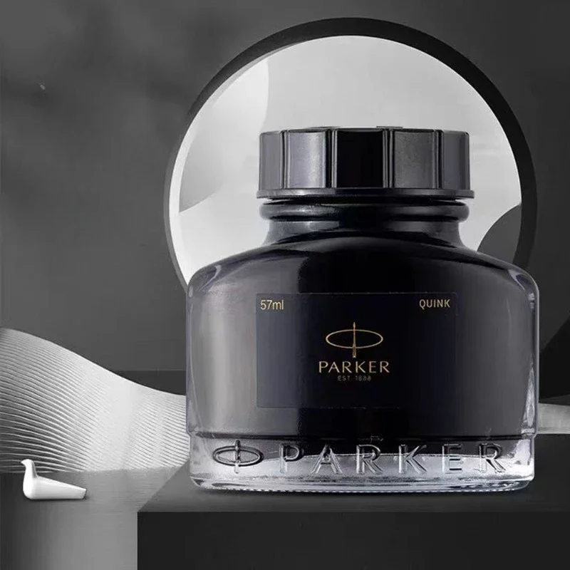 57ml PARKER 블랙 만년필 잉크 비탄소 안티 블록 스무스 잉크 학생 사무실용