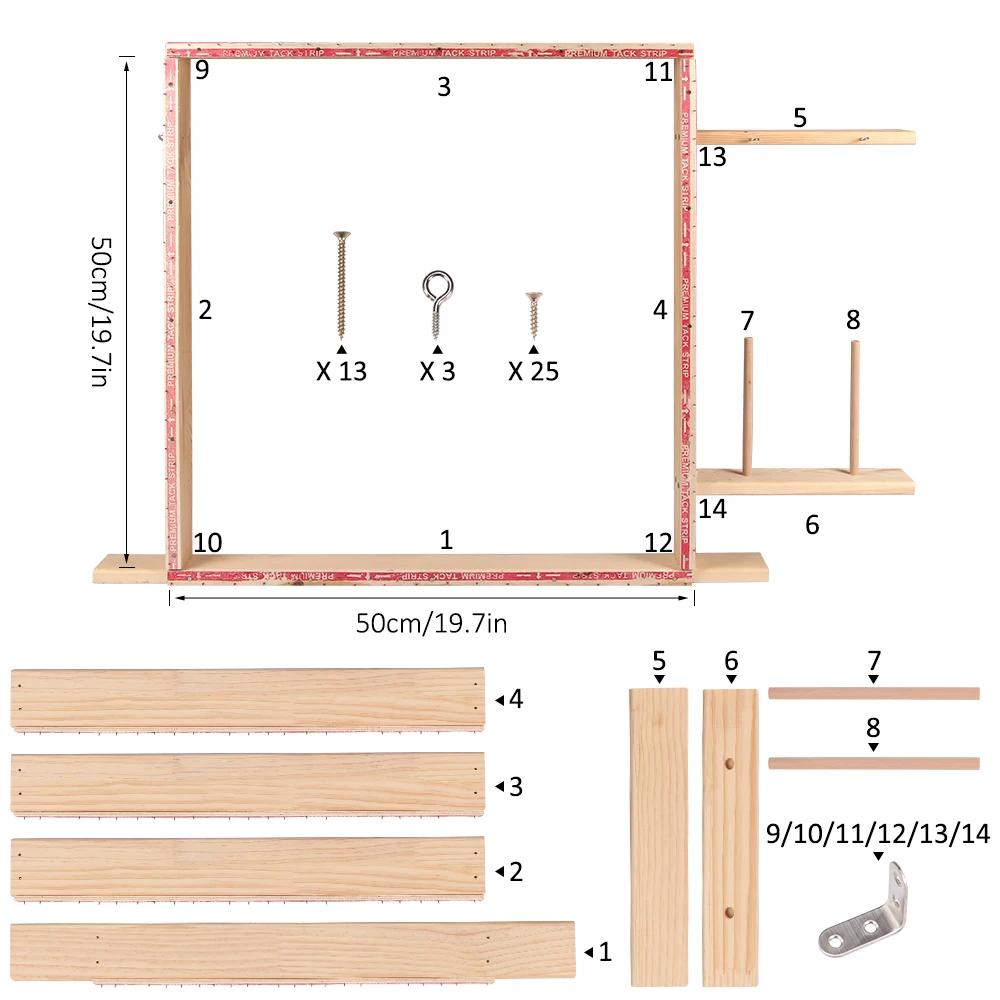 Rug Tufting Frame, 70x70cm Table Stand Frame Rug Making Frame, Tufting Gun  Frame Carpet Tapestry Making Tools for Electric Carpet Gun, Sewing