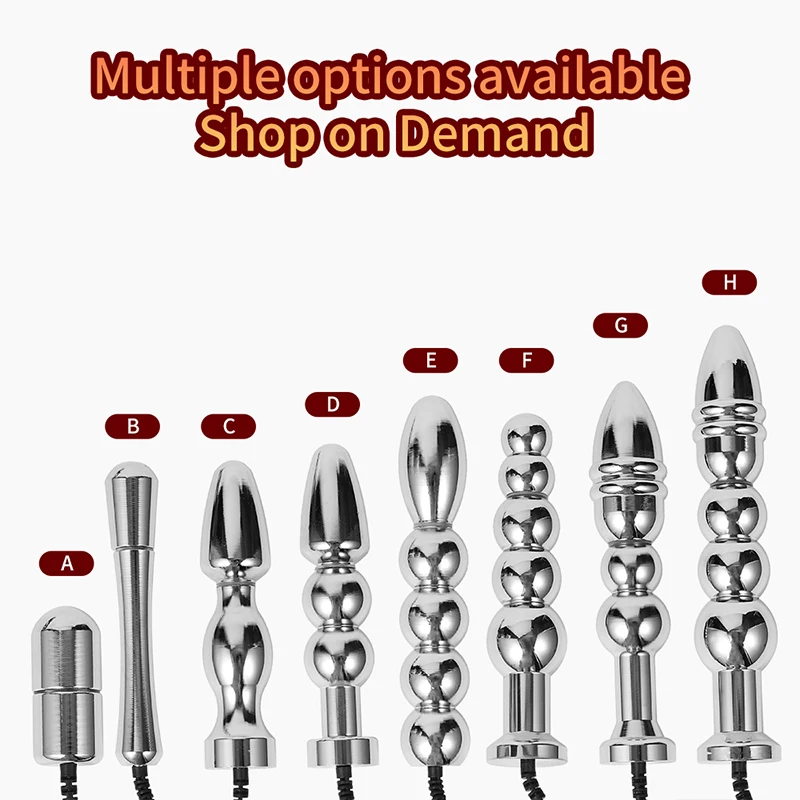 Electro Sex Toys Electrosex Electrostimulator Buttplug,Electro Shock Anal Butt Plug,Electric Dildo Anus Expandable Stimulation,E stim Sex Toys
