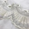 1PC Exquisite Bead Embroidery Screen White Screen Matched with Screen Bedroom Window Finished Product Good Hanging Feeling 3