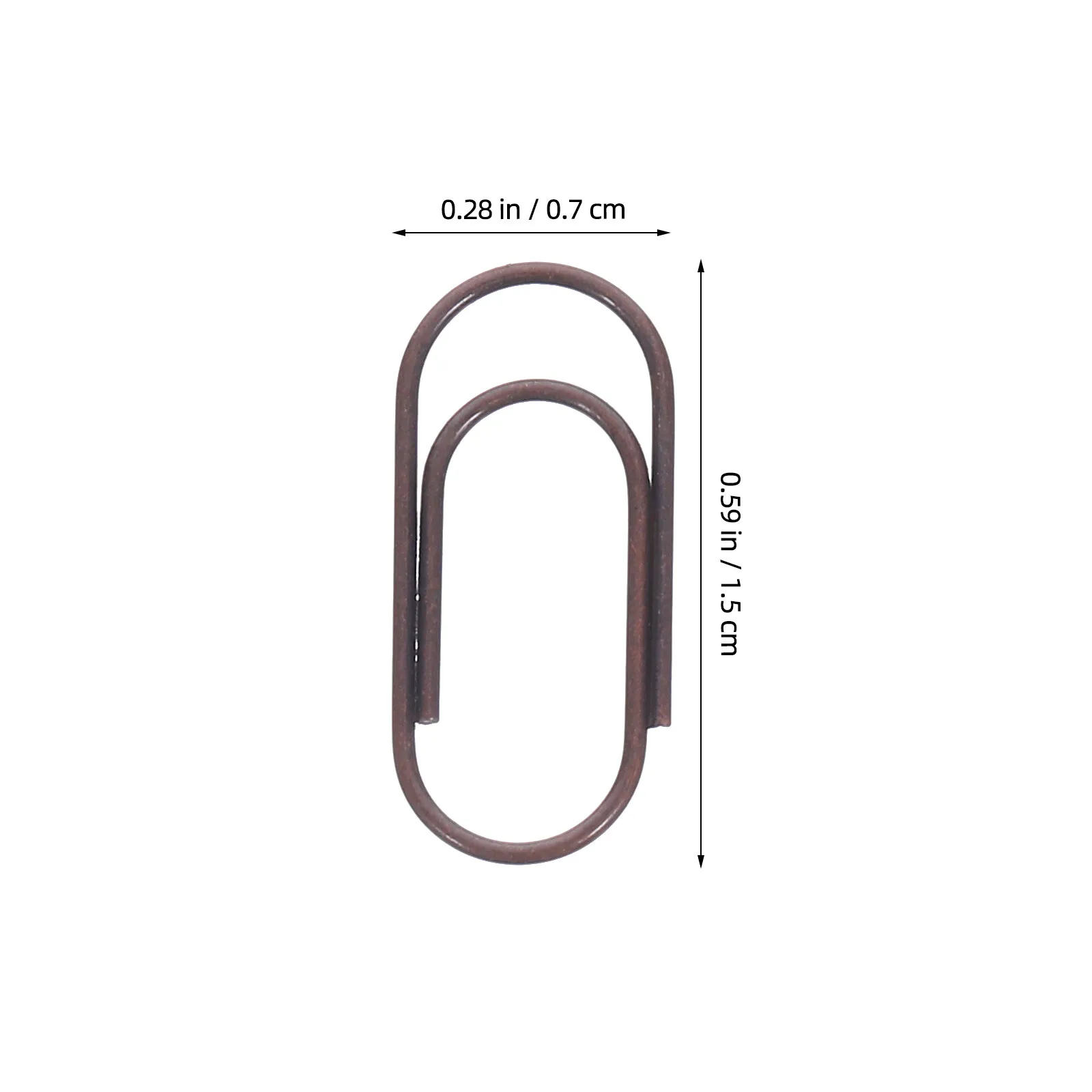 200Pcs 빈티지 미니 종이 클립 금속 레트로 작은 사무용품 종이 고정용 노트 고정 공예 프로젝트 데스크 스타일링