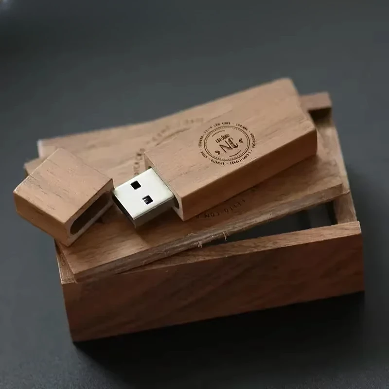 새로운 나무 창조적 인 USB 플래시 드라이브 64 기가 바이트 무료 사용자 정의 로고 Pendrive 32 기가 바이트 사진 메모리 스틱 16 기가 바이트 U 디스크 결혼 선물 8 기가 바이트