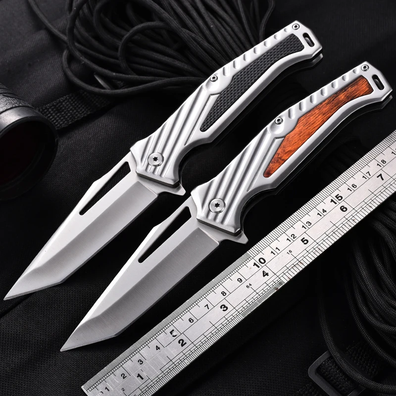 

8.2'' Folding Pocket Knife Outdoor Survival Tactical Knifes Military Camping Hiking Hunting Knives For Self-defense EDC Tools
