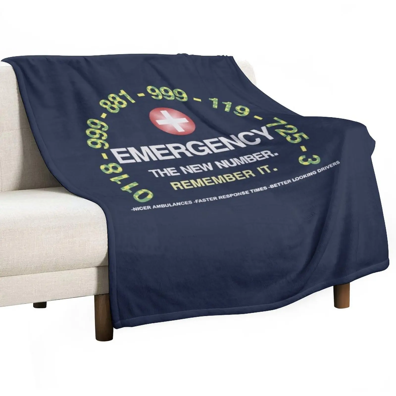 

IT Crowd Inspired Emergency Throw Blanket Luxury Brand Blanket Soft Blanket