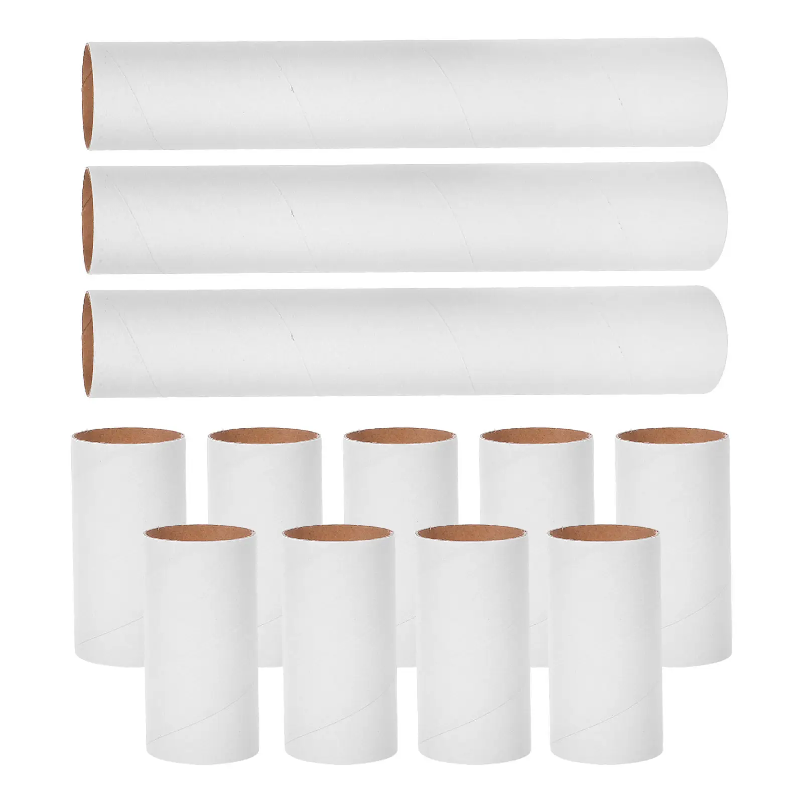 12Pcs 크래프트 종이 튜브 어린이를위한 빈 DIY 공예 롤 성인 그림 그리기 장식 미술 프로젝트 교실 홈 스튜디오