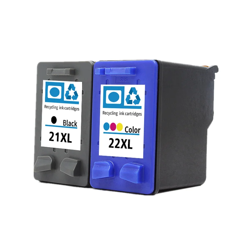 Substituição do Cartucho de Tinta Compatível para hp 21 22 21xl 22xl Hp21 F2180 F2280 F4180 F2200 F380 380 de Impressora Deskjet 21 22 xl - Imagem 5