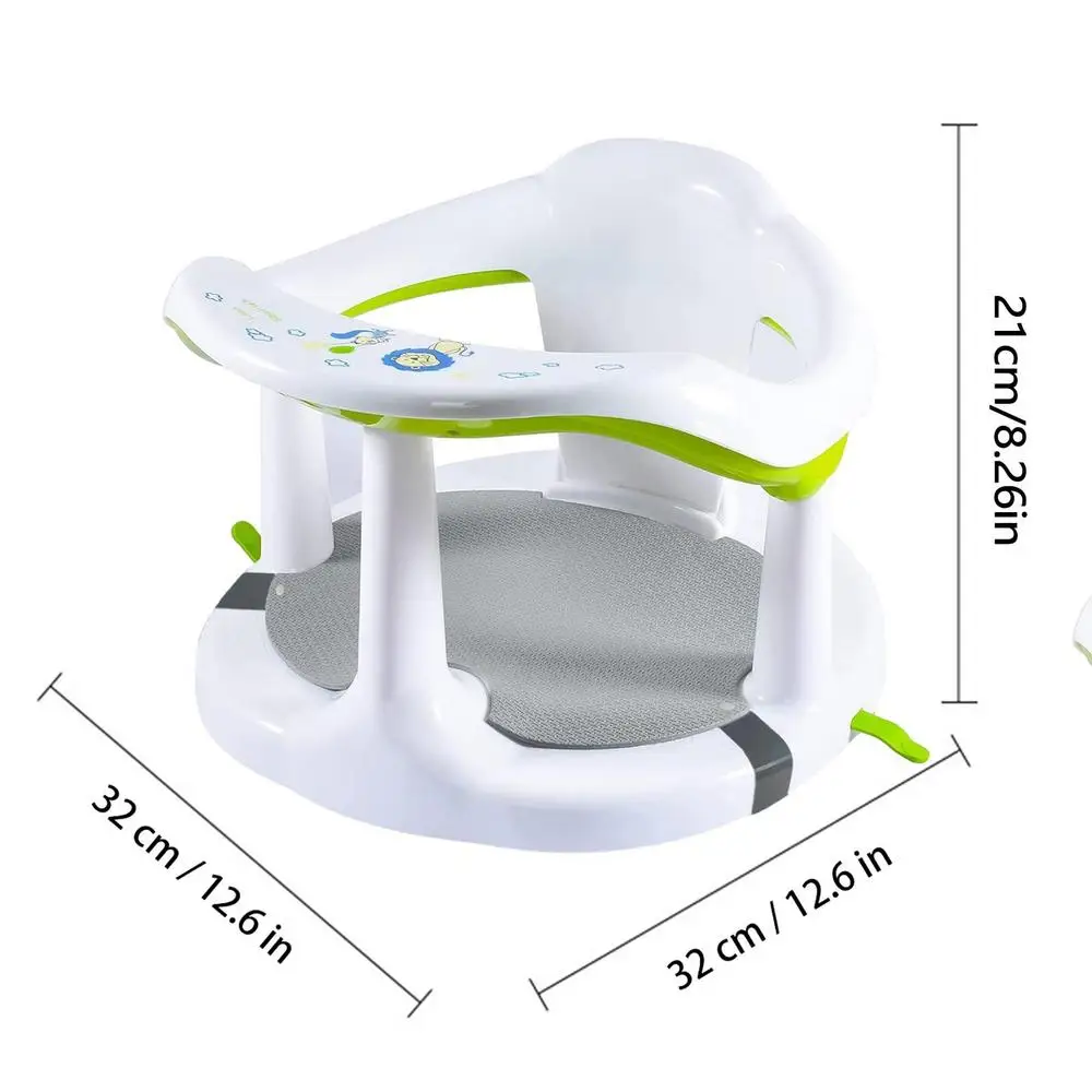 Chaise de bain pour bébé avec siège de support de norme d'aspiration,  antidérapant, anti-renversement, respectueux de la peau, degré de chaleur,  baignoire, douche de 6 à 18 mois - AliExpress