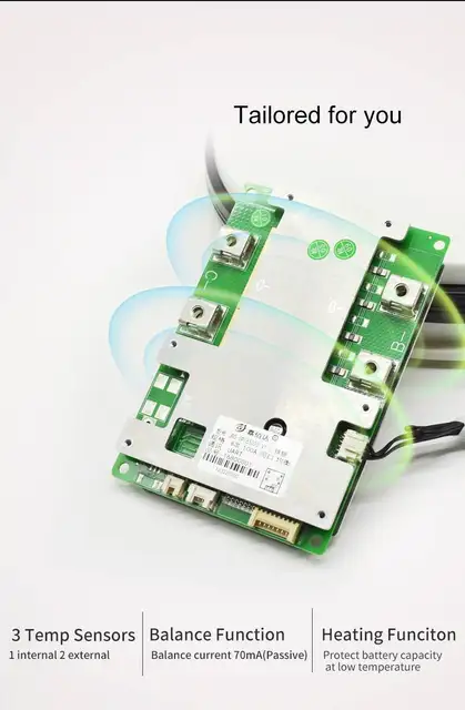 BMS 16S 100A JBD Smart 48V Lifepo4 Bms 60V Li ion Lithium Battery 