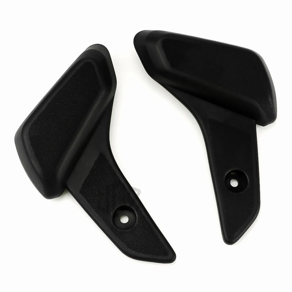 Motorcycle Plastic Rear Passenger Footpad Foot Steps Pedal Rests Cover Pad For VESPA SRPINT PRIMAVERA 150 Accessories Pair Black motorcycle accessories motorcycle foot pedals motorcycle footrests