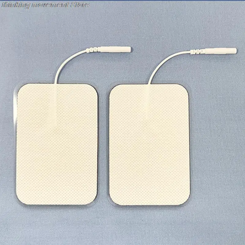 

New 2PCS Different Sizes Electrode Massage Self-Adhesive Chest Muscle Patch Non-Woven Patch