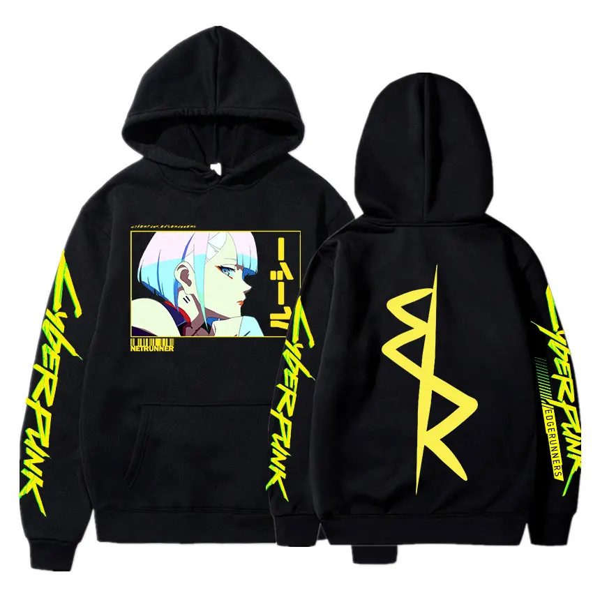 

Hoodies Lucy Cyberpunk Edgerunners Print Sweatshirts Men Women Fashion Neutral Sweatshirt Oversized Hoodie Coat Tracksuit