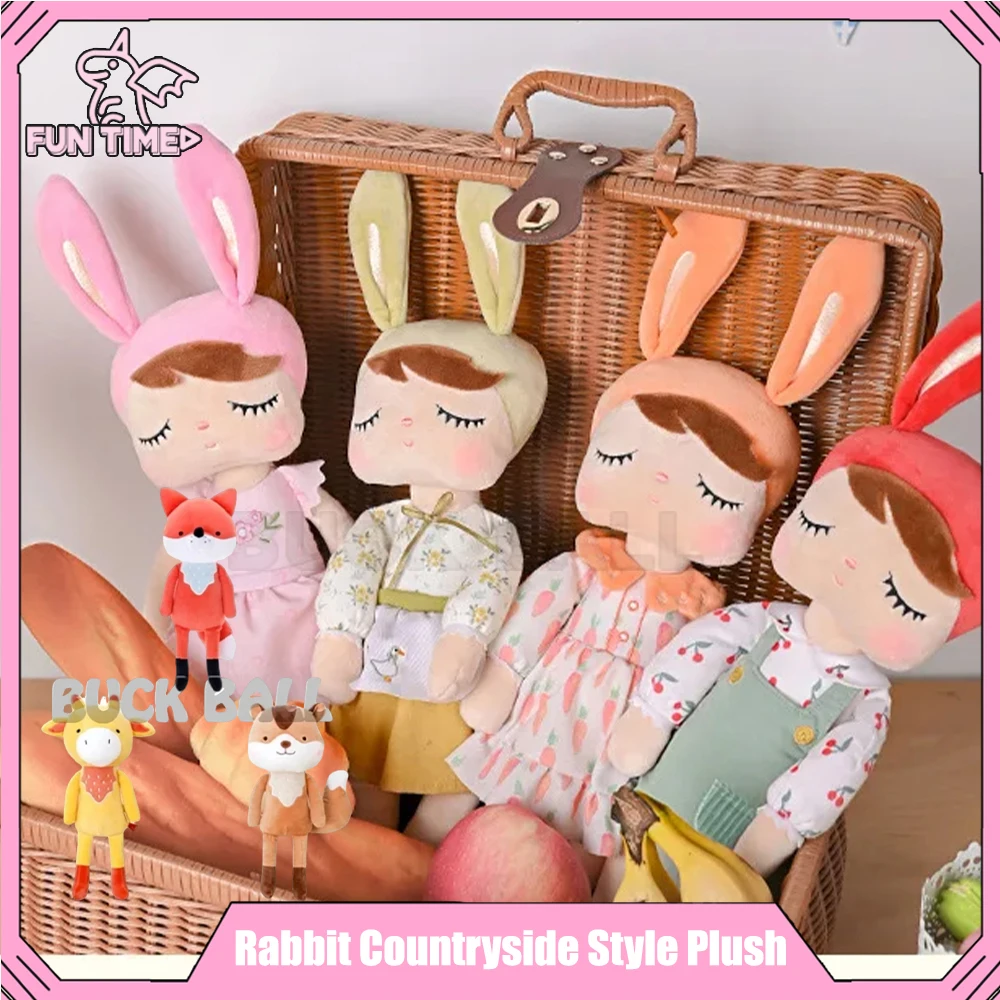 

Angela Stuffed Dolls Rabbit Countryside Style Plush Toys Comfort Doll Cute Baby Sleep Rabbit Plush Toy Children's Toy Gifts
