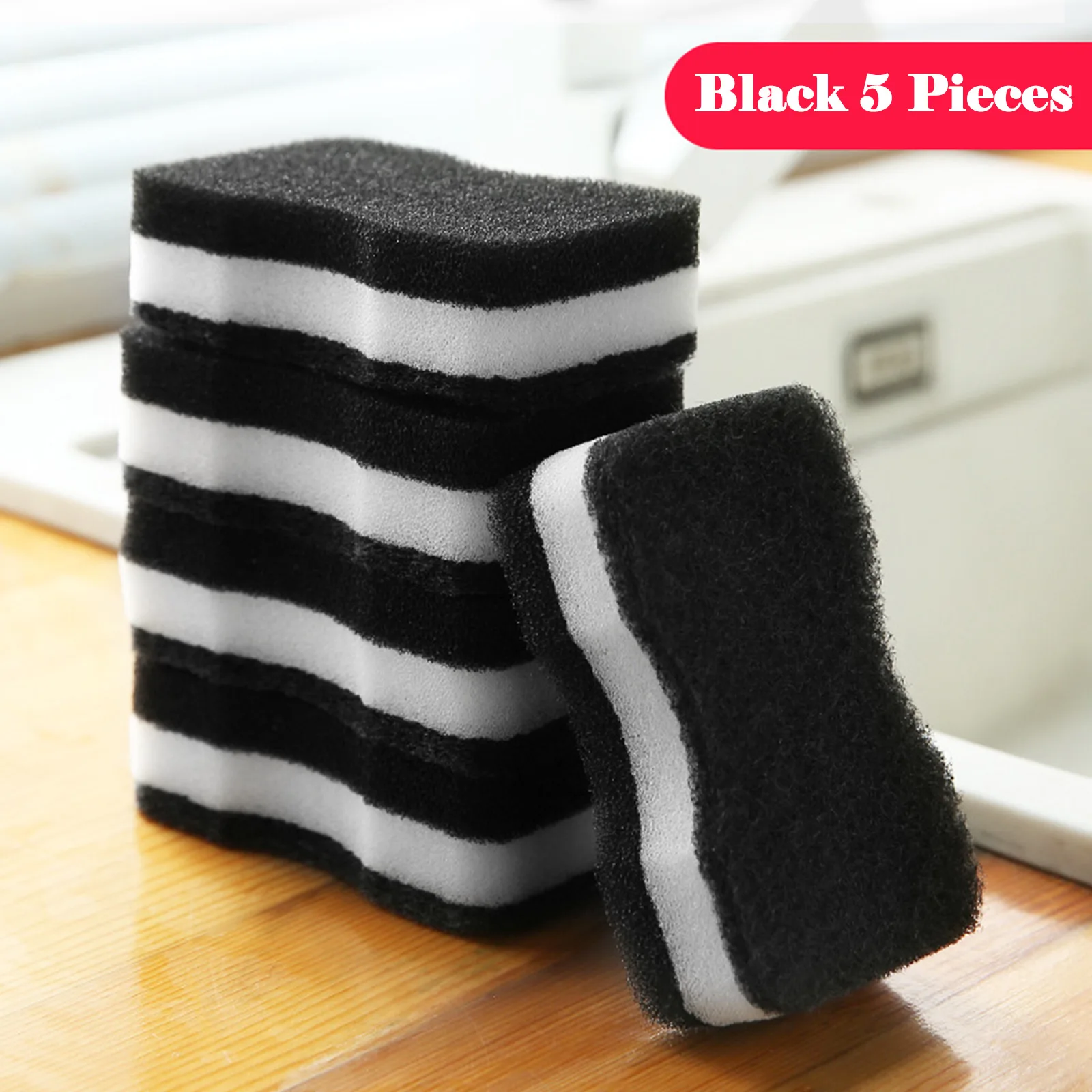 Black Sponges & Scouring Pads at