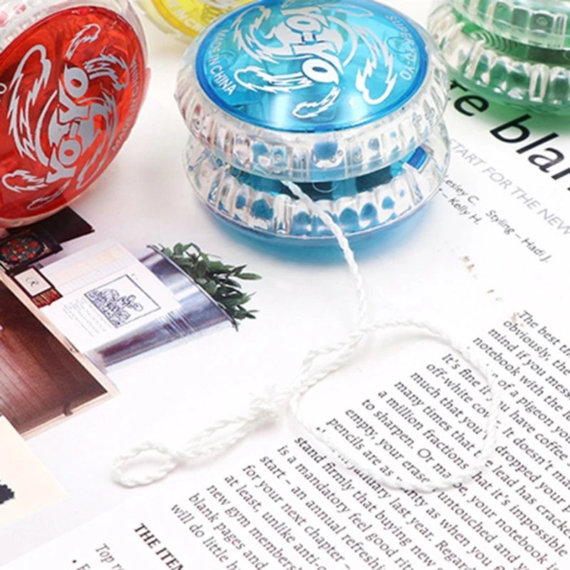 

Interesting LED Light Yo-Yo Responsive Yoyo Entertaining Yoyo for Beginner Birthday Party Random Colors