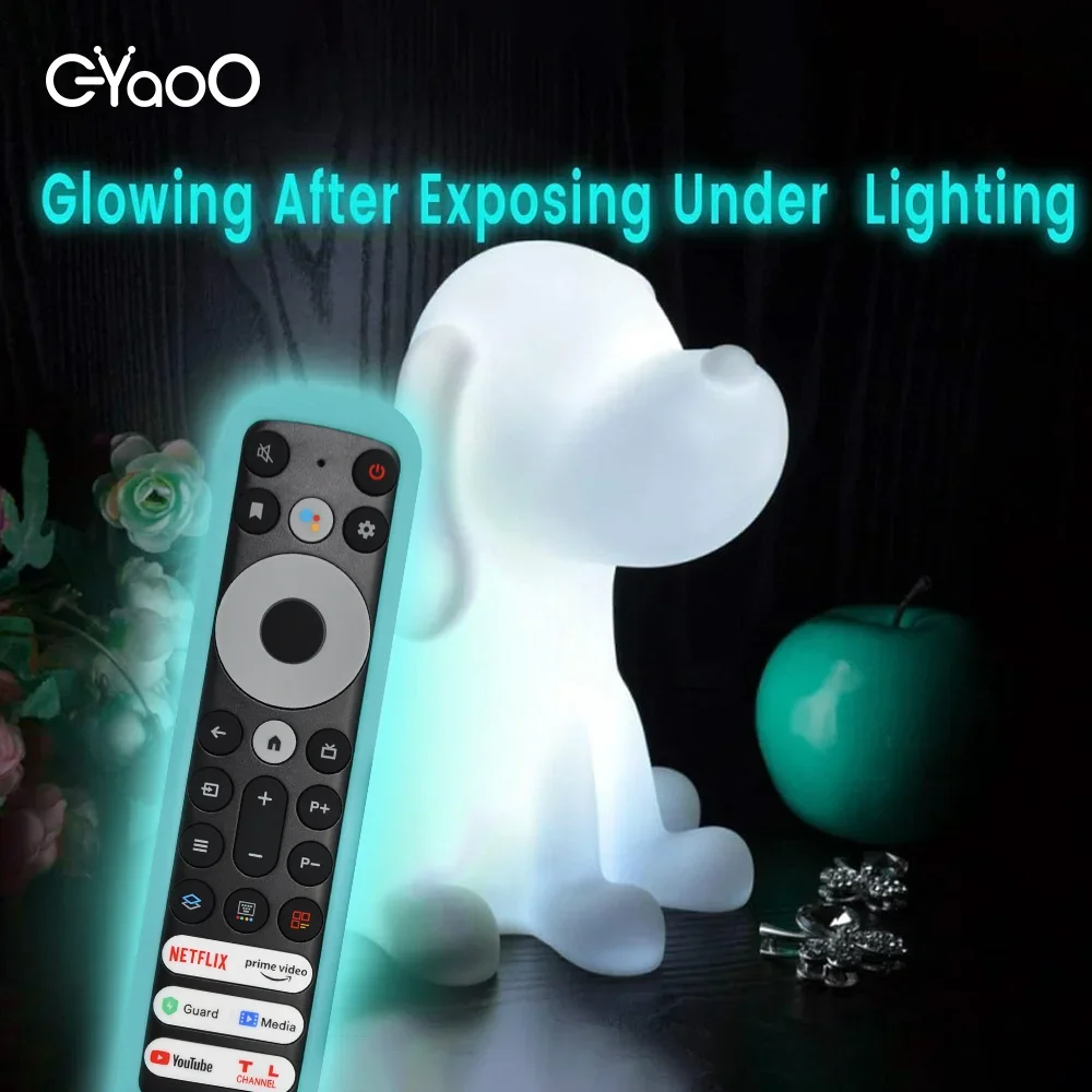 Glow-in-the-Dark Drop-Proof Silicone Remote Control Protective Case