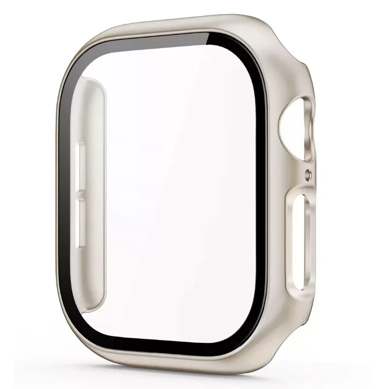 Apple Watch Matte Hard Bumper with Tempered Glass Screen Protector - 2025 Edition