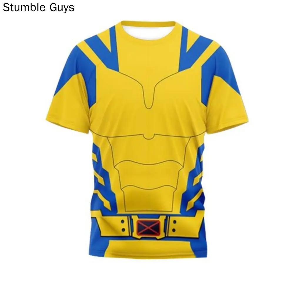Marvel Kids Deadpool Wolverine Cosplay Children T Shirt Superhero Men Women Shirt Deadpool Boys Halloween Party Summer Tops 5