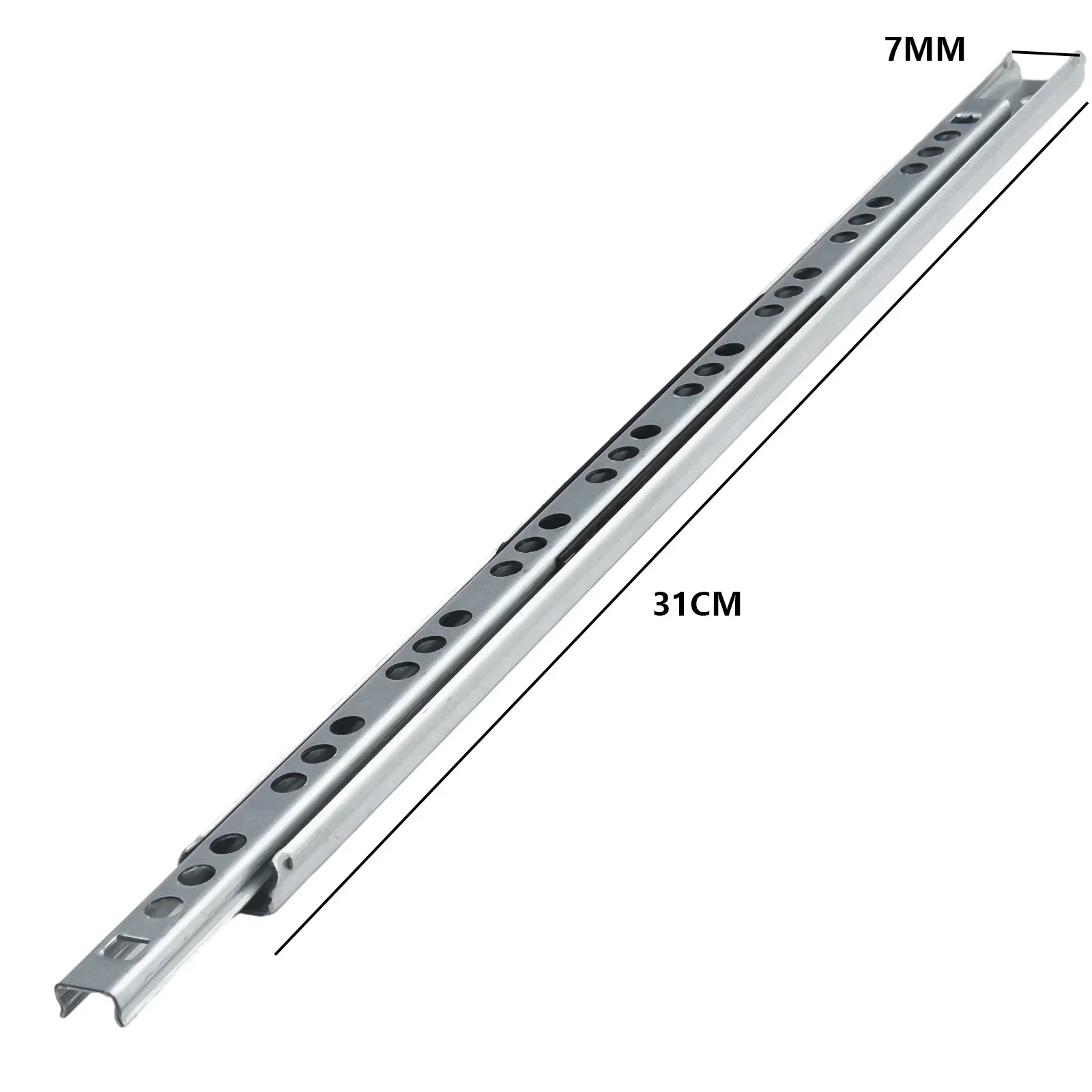 2Pcs Ball Bearing Drawer Slides Furniture Keyboard Cabinet Cupboard Drawer Runners drawer slides